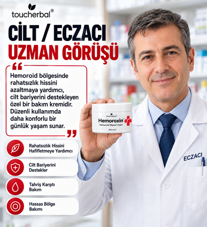 Hemoroxin Hemoroid (Basur) Bakım Kremi – 100 ml